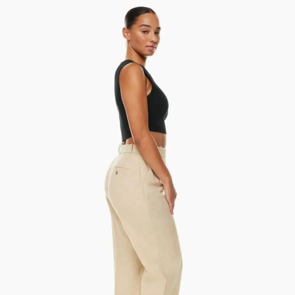 Aritzia Babaton Sculpt Knit Muscle Cropped Tank-(Cropped ribbed muscle tank- XS) - Picture 8 of 9